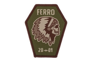 Ferro Concepts Chief Coffin Patch features a loop back and Multicam design